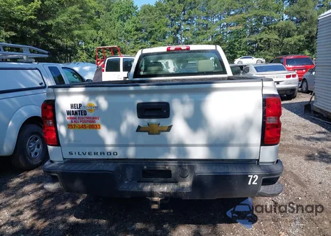 2014 Chevrolet Silverado 1500 Work Truck 1Wt из США, поврежденный, VIN 1GCNCPEH5EZ327419